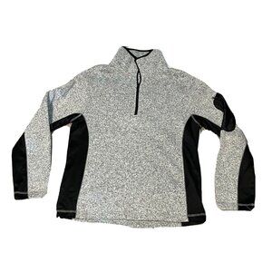 Young USA 1/4 zip sweater mens medium gray